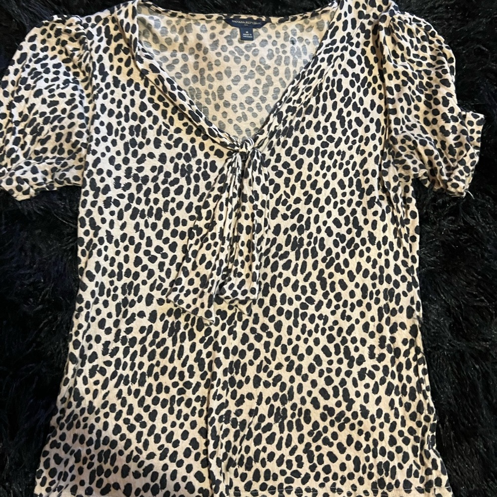 Cheetah like print shirt
